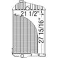 Northern 211040 Radiator Fits John Deere Tractor 4520 4620 AR43945 AR43190 AR439