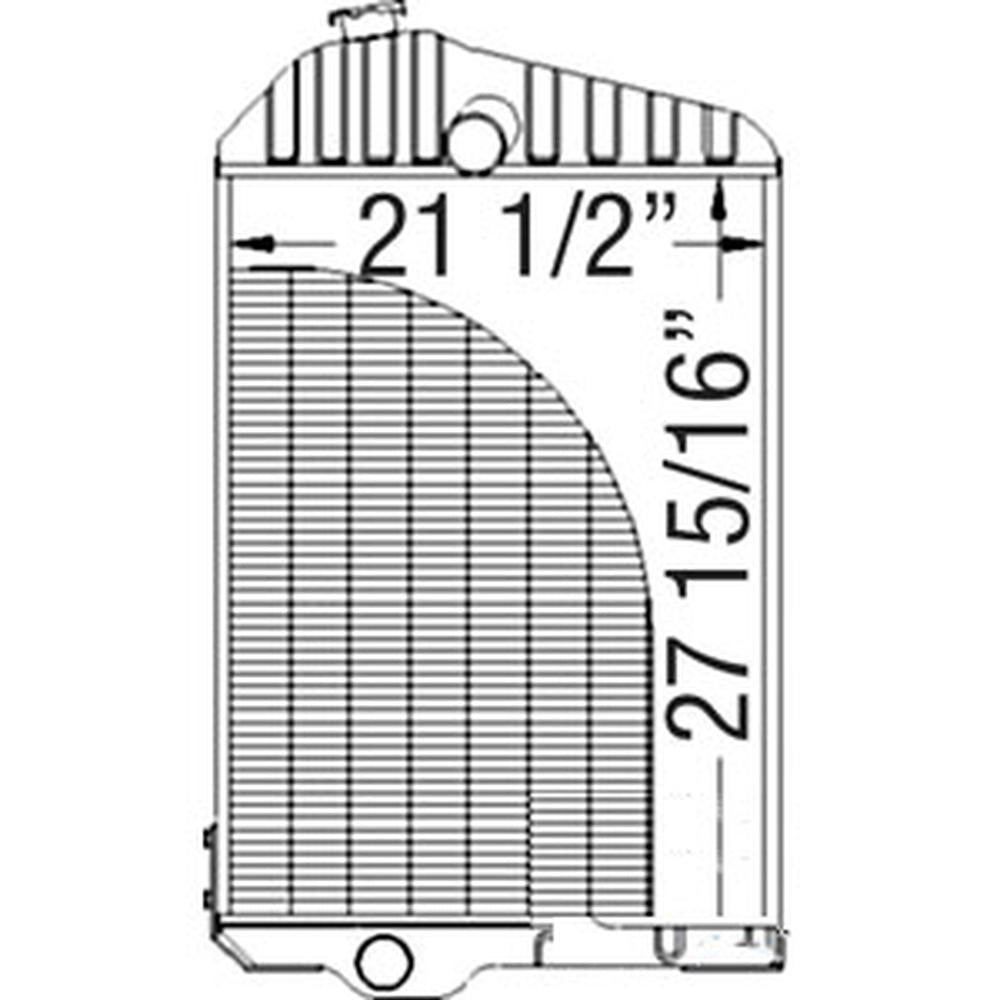 Northern 211040 Radiator Fits John Deere Tractor 4520 4620 AR43945 AR43190 AR439