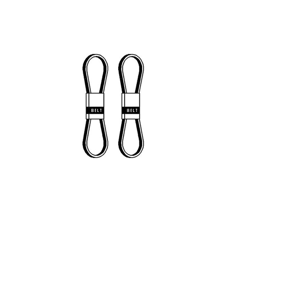 Fan Belt (Set of 2) Fits John Deere Models AR54592 AR54592-A