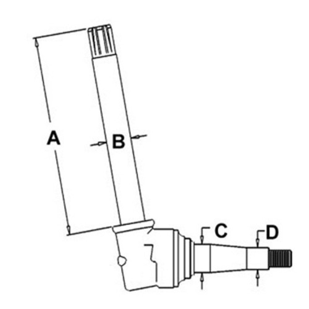 Universal Spindle Fits 3010 3020 4000 4010 4020 4320 All Standard Non-Adj. Front