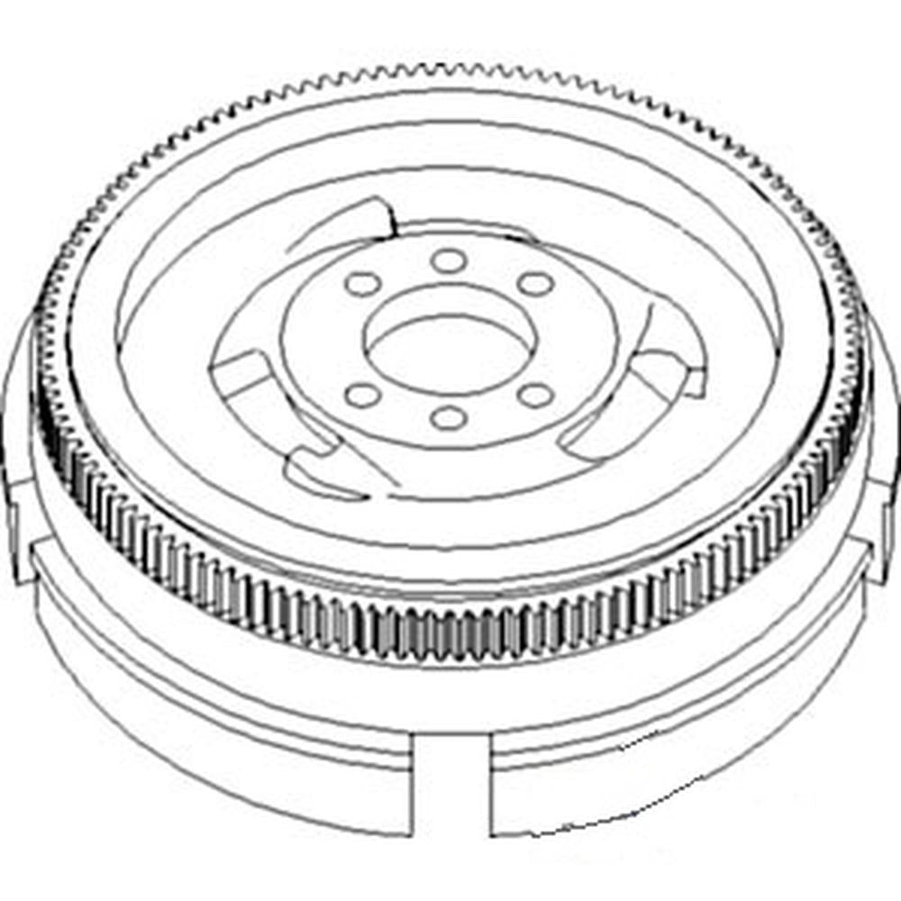 Flywheel with Ring Gear Fits 4520 4620 7020 with Syncro Range Transmission AR430