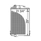 AR61884 New Radiator Fits John Deere Tractor 4630 AR61890