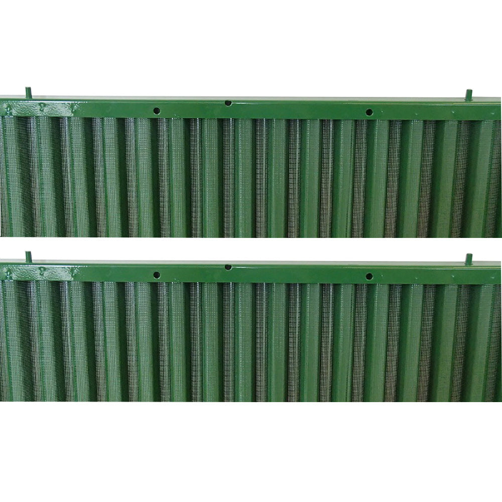 AR65461 Set of Two 2  Grill Side Screens Fits John Deere 4440 4630 4640