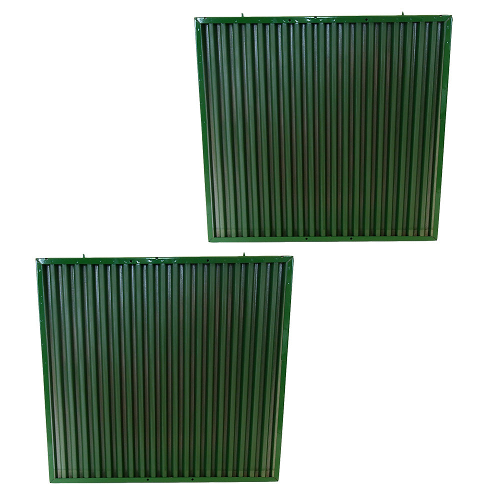 PAIR GRILL SIDE SCREENS Fits John Deere 4440 4630 4640 AR65461