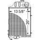 Radiator Fits John Deere 300 300B 301A 301-A 302 302A 40 400 401 401B 401C 480