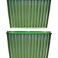 Grill Side Screen Pair Fits John Deere AR72949 9830 1020 1530 2040 2240