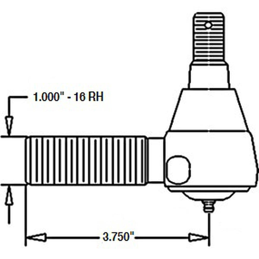 Tie Rod End Fits John Deere 5020 2755 2355 5010 2555 2750 6030 AR74131