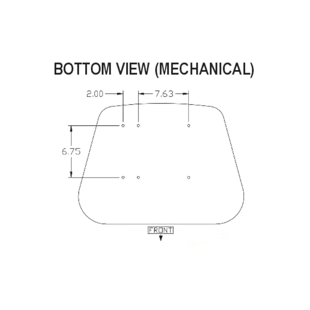 Fabric Bottom Seat - Mechanical Suspension Fits John Deere Replaces AR76515