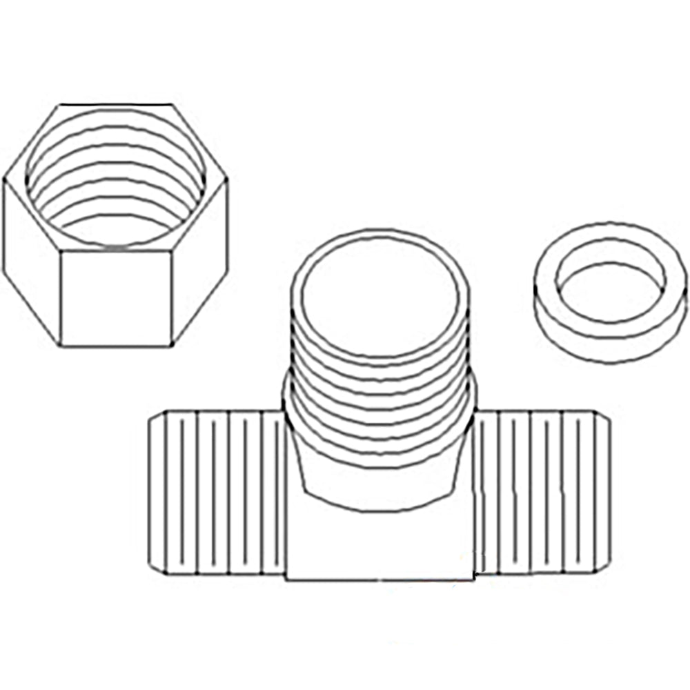 AR85618 Injector Tee Fits John Deere