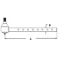 AR85947 Outer End Fits John Deere Tractor Long Tie Rod 4040 4240 4440 4640
