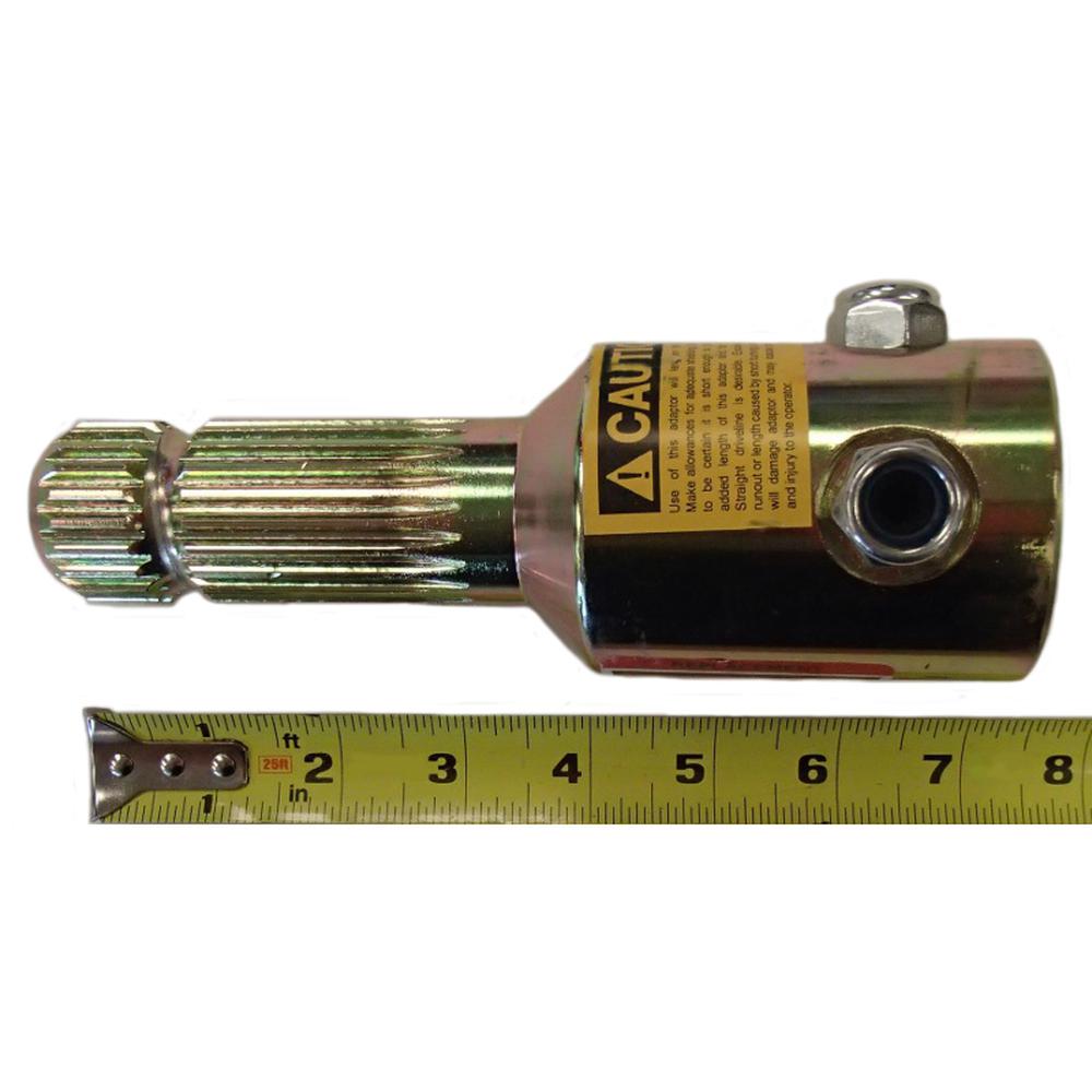 Tractor PTO Adapter-Heavy Duty From 1-3/4" 20 Spline To 1-3/8" 21 Spline