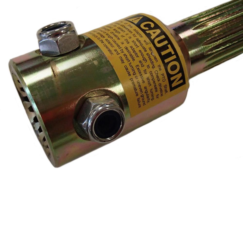 Tractor PTO Adapter-Heavy Duty From 1-3/4" 20 Spline To 1-3/8" 21 Spline