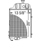 Radiator Fits John Deere Replaces AR90947