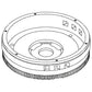 AR97317 New Tractor Flywheel w/ Ring Gear Fits John Deere 4555 4560 4640 4650 +