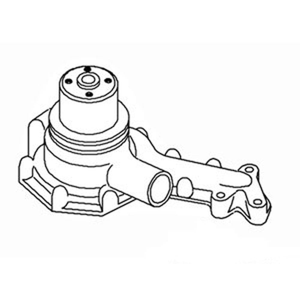 AT11918 R12712 Fits John Deere TRACTOR WATER PUMP 2010 GAS & DIESEL with GASKET