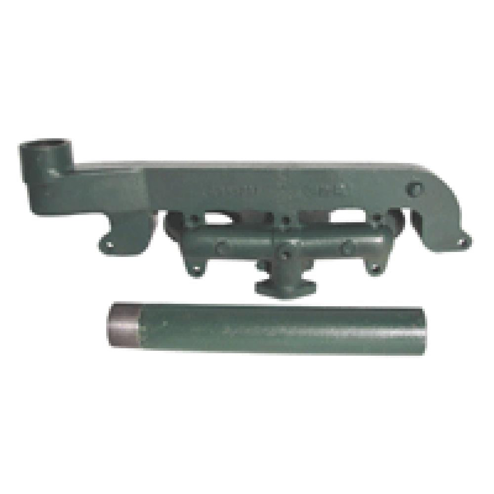 JDS237 Gas Manifold with 13" exhaust pipe (Fits John Deere 1010) Fits John Deere