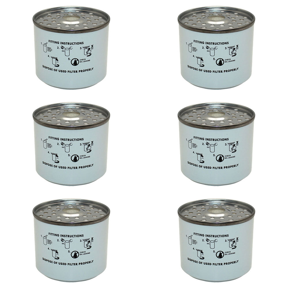 Qty 6: Fuel Filter Fits Long Replaces TX10314