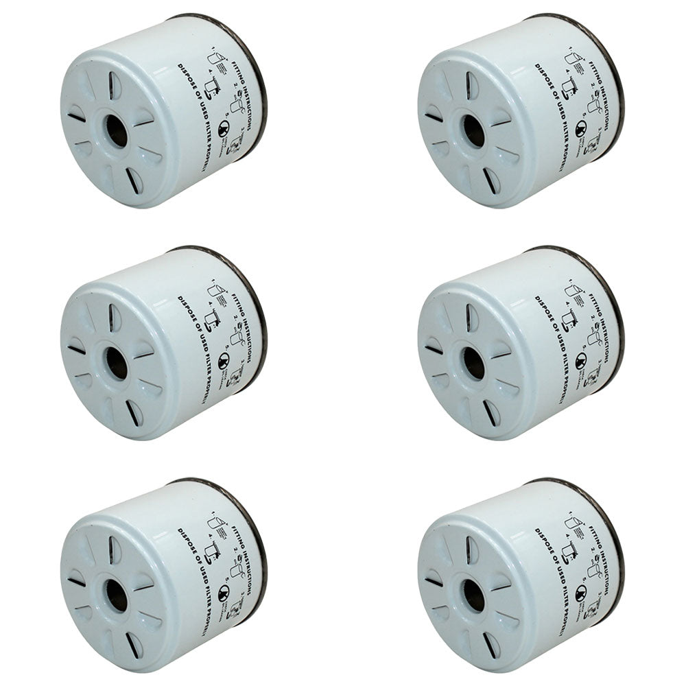Qty 6: Fuel Filter Fits John Deere Replaces AT17387