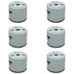 32400701 32401102 Six 6 Fuel Filters Fits JCB 1000 1135 1400B 1550 2000 8015