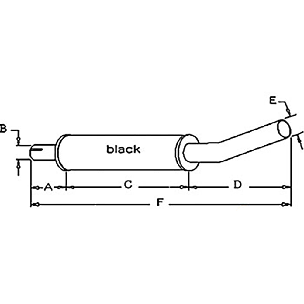A-AT14167 Muffler - Fits John Deere