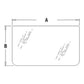 Cab Windshield Glass Fits John Deere 190E 490E 690ELC 790ELC 892ELC 992ELC