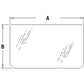 Lower Windshield Glass Fits John Deere Replaces 4289521