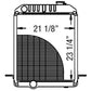 AT167021 Radiator Fits John Deere 300D, 310C, 310D, 315D