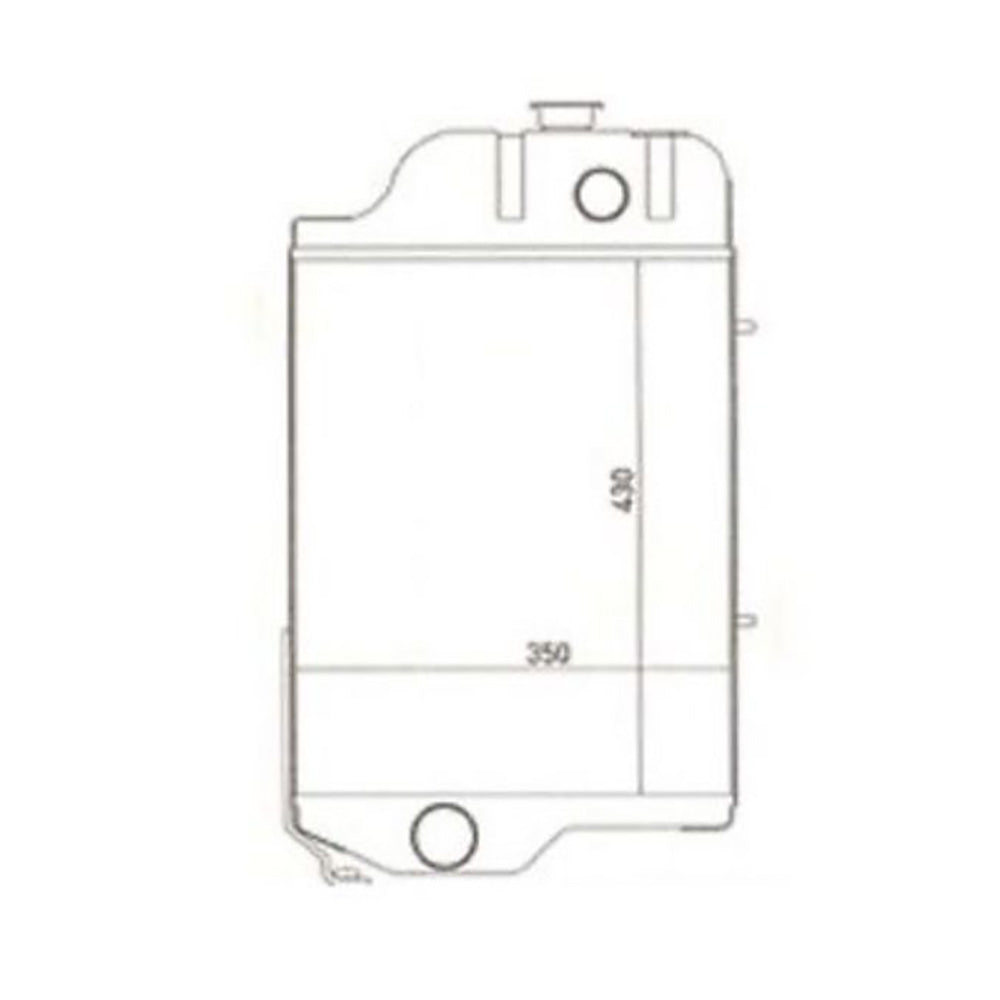 Radiator Fits John Deere 820 1630 2040 920 1120 1030 2240 830 300 1530 1020