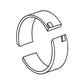 Connecting Rod Bearing - .020" - Journal Fits John Deere 2520 2020 2510 2030 102