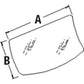 AT214097 Lower Windshield Glass Fits John Deere Models 110 120 160LC 200LC