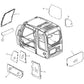 Lower Windshield Glass Fits Hitachi Replaces 4369588