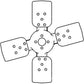 Cooling Fan - 4 Blade Fits John Deere 2020 1520 820 830 1530 1020 2040 2240