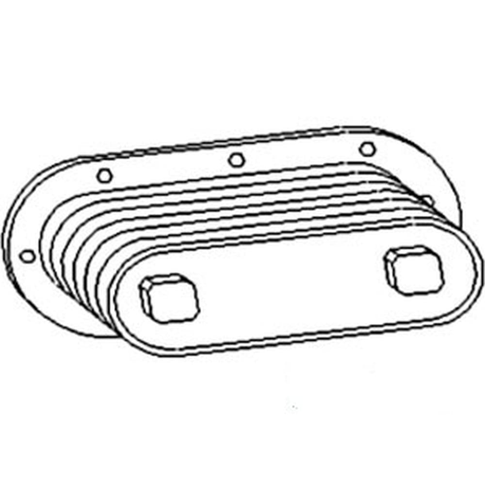 AT25038 New Oil Cooler Fits John Deere 644C 644D 646C +
