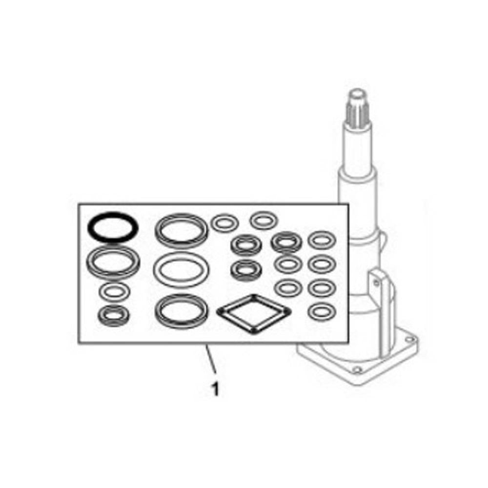 POWER STEERING SEAL KIT Fits John Deere Fits JD INDUSTRIAL 401
