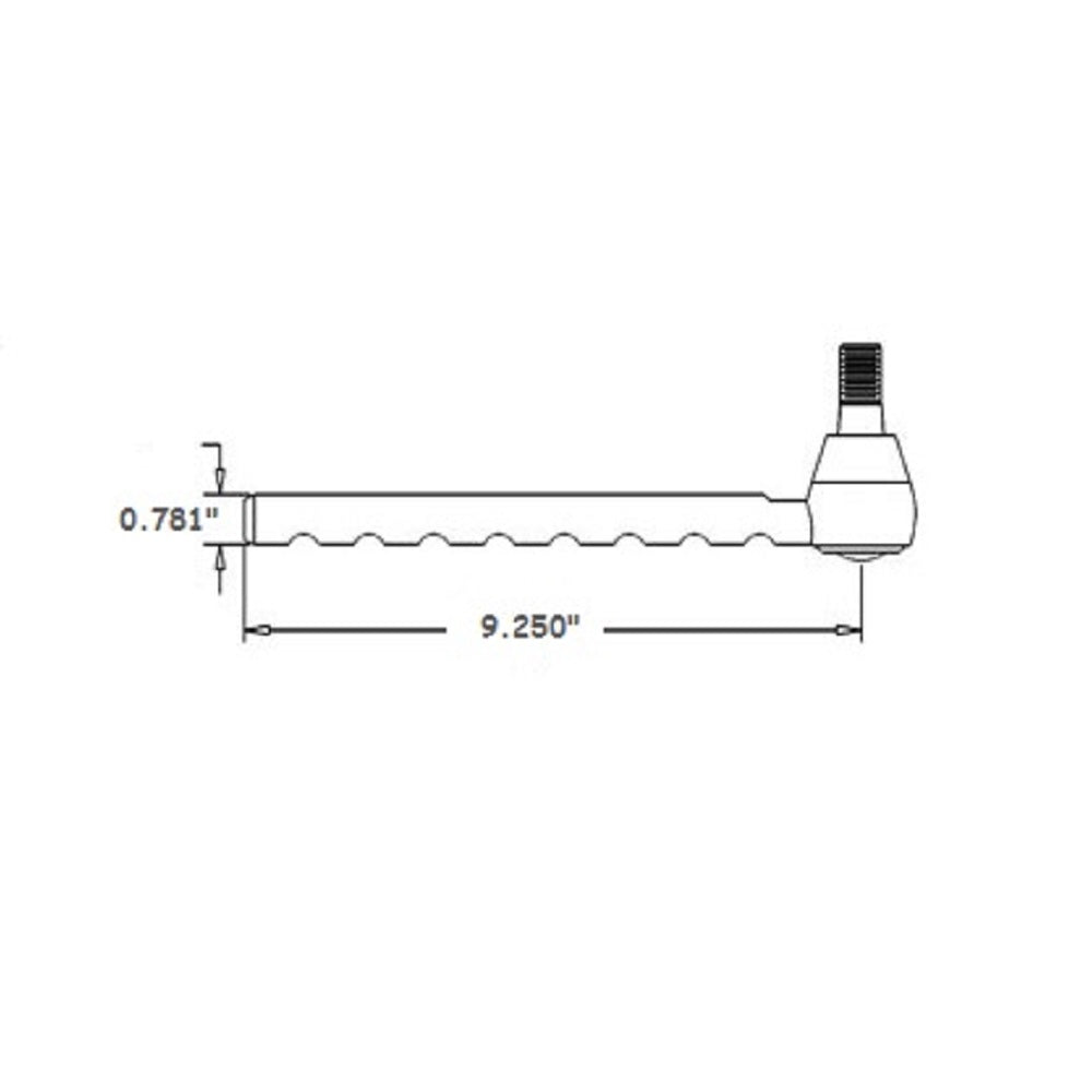Tie Rod End - Outer Fits John Deere 2240 820 2040 2355 830 1530 1020 2020 2030