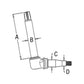AT33636 Spindle Fits John Deere  300B, 301A, 302, 302A, 401B, 401C, 310 s/n -237
