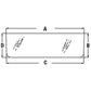 AT87527 Rear, Middle Glass - Fits John Deere