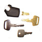 Heavy Equipment Ignition Key Set - 4 Keys Fits CAT Fits John Deere & Komatsu