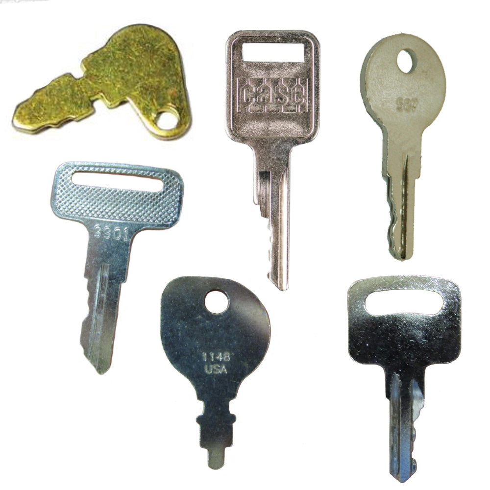 9 pc. Heavy Equipment Key Set Fits Case/International Harvester Replaces A77313