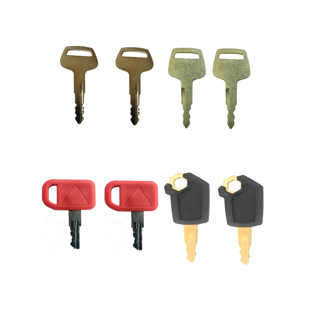 2 each Construction Key Set (8 Total) Fits Caterpillar Replaces 5P-8500