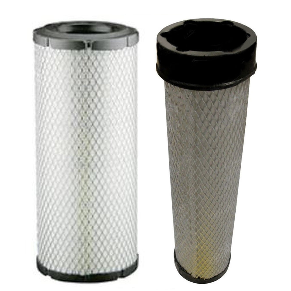Inner & Outer Air Filter Kit Fits Case Skid Steer Engine 1840 1845C