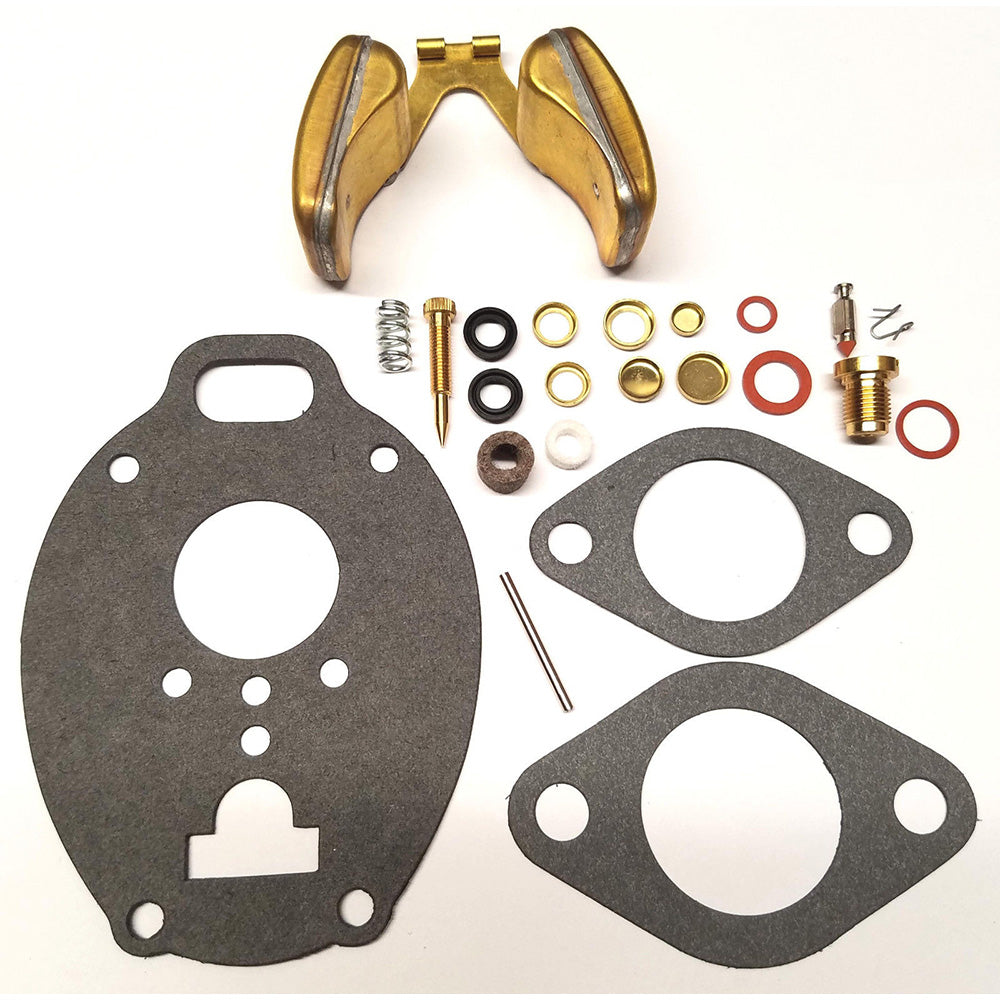 Economy Carburetor Kit & Float Fits Allis Chalmers Replaces 226258