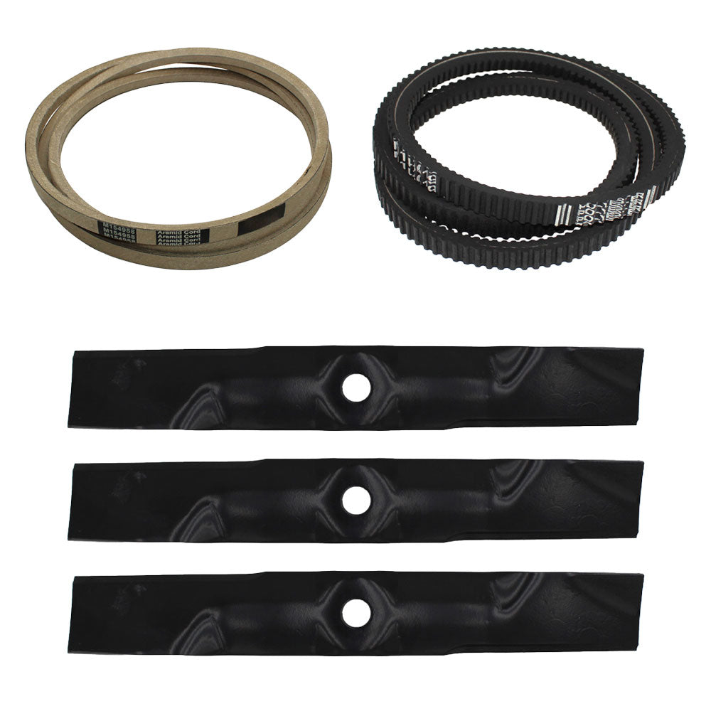 Blades & Belts Kit Fits John Deere 48" Decks LX255 LX277 LX279 LX288 LX280