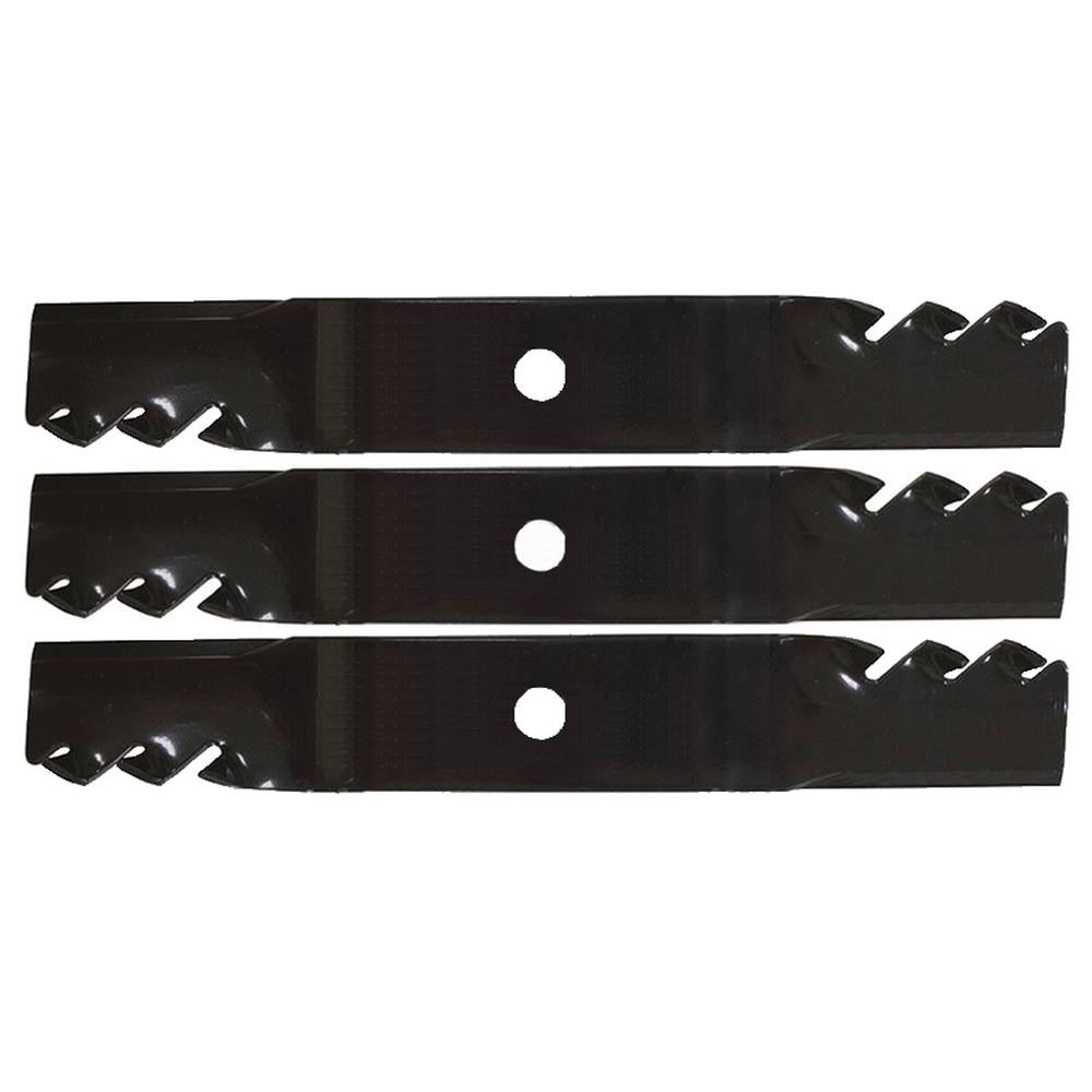 3 Toothed Mower Blade Fits John Deere 48" M115495 M114581 M115328 M135589 M11351