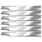 6 Pack Oregon 92-045 Mower Blade for Hustler 798496 66 Super Z Side Discharge"