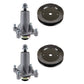 Qty 2: Spindle Assembly & Drive Pulley Fits Husqvarna Replaces 192870