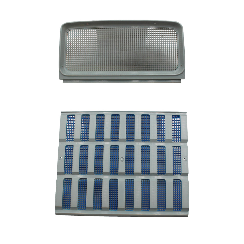 Upper & Lower 2 Piece Grill Set Fits Ford/New Holland Replaces 81823928