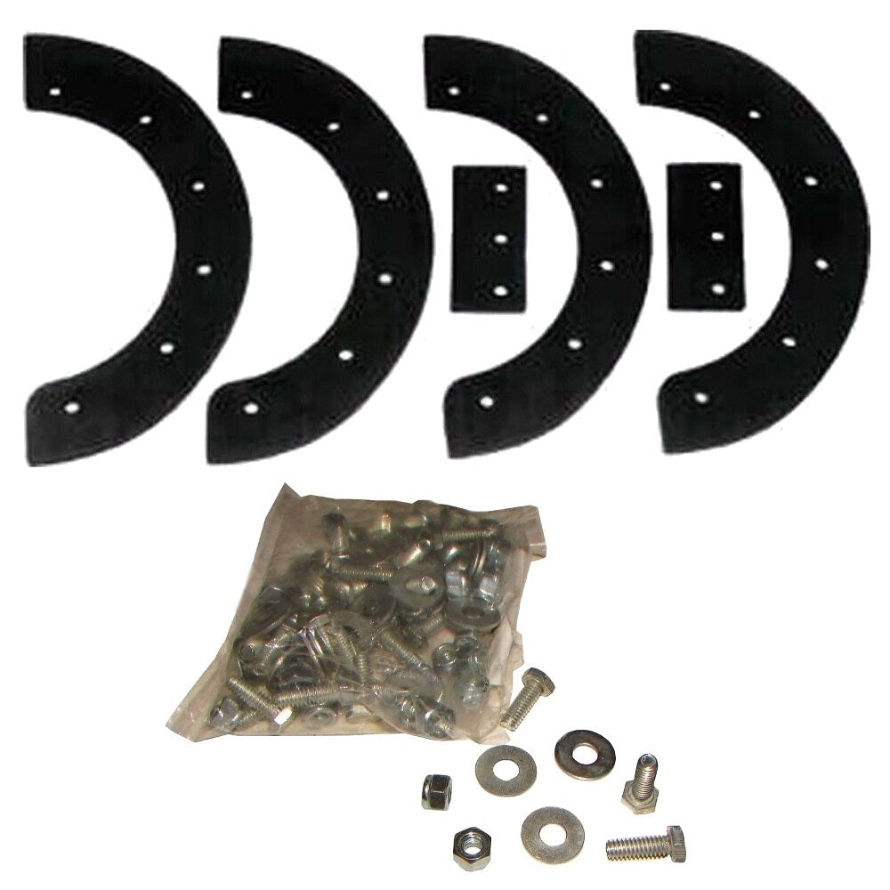 Snowblower Paddle Set with Hardware Fits John Deere Replaces AM115857