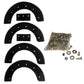 Snowblower Paddle Set with Hardware Fits John Deere Replaces AM115857