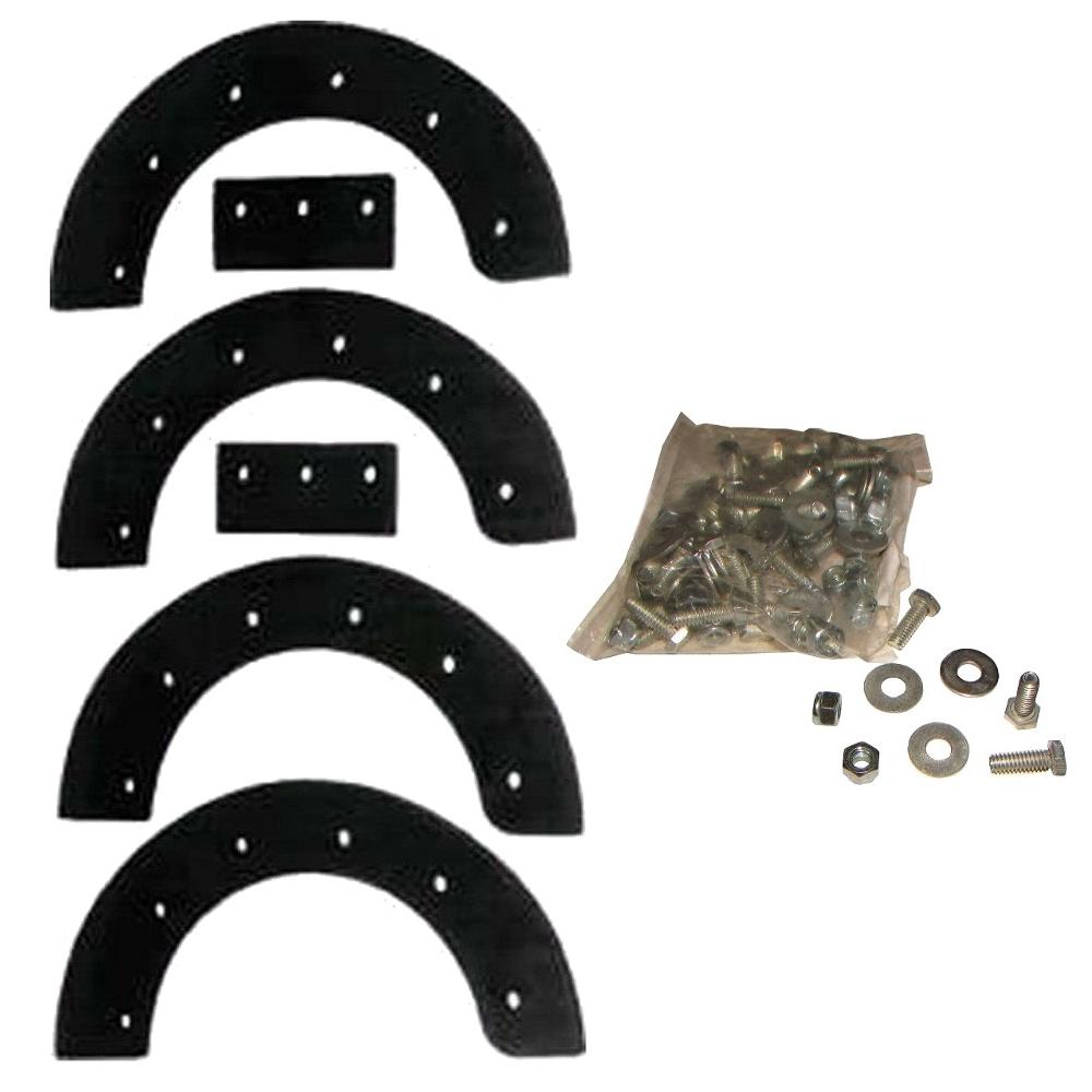Snowblower Paddle Set with Hardware Fits Universal Replaces AY-SRN25-0001